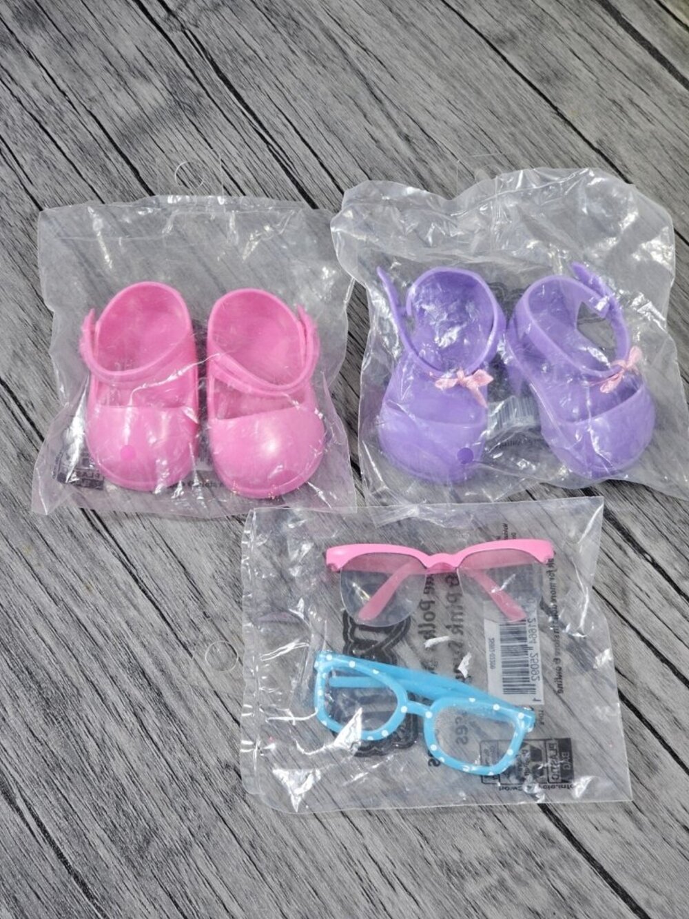 MY LIFE Doll Shoes And Glasses Accessories for 18" Dolls Mix Lot of 3 NIB